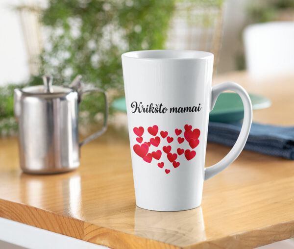 Tall Latte Cup ,,Kriksto mamai,,