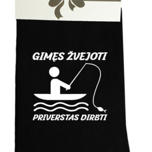 Printed Sock for Men ,,Gimes zvejoti priverstas dirbti,,