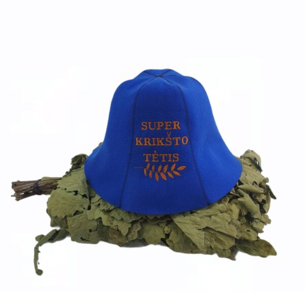 Sauna hat ,,Super Kriksto tetis,,