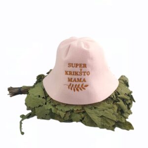 Sauna hat ,,Super kriksto mama,,