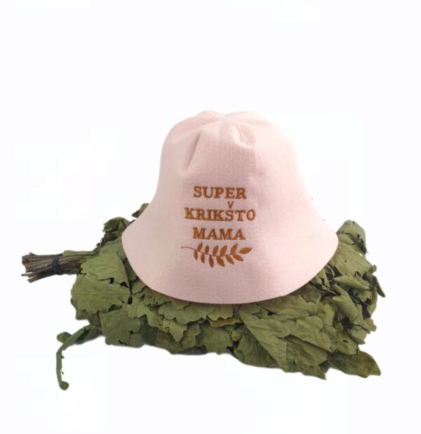 Sauna hat ,,Super kriksto mama,,
