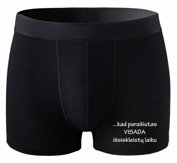 Men's Boxer Shorts ,,Kad parasiutas visada,,