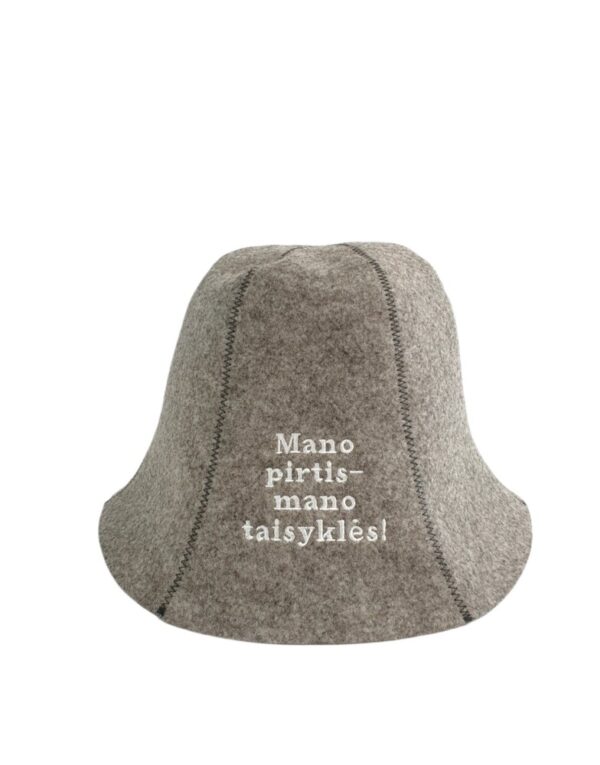 Sauna hat ,,Mano pirtis mano taisykles,,