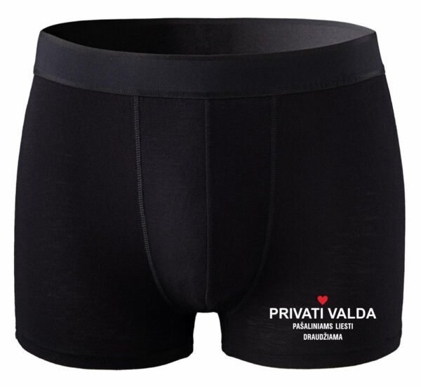 Men's Boxer Shorts ,,Privati valda,,