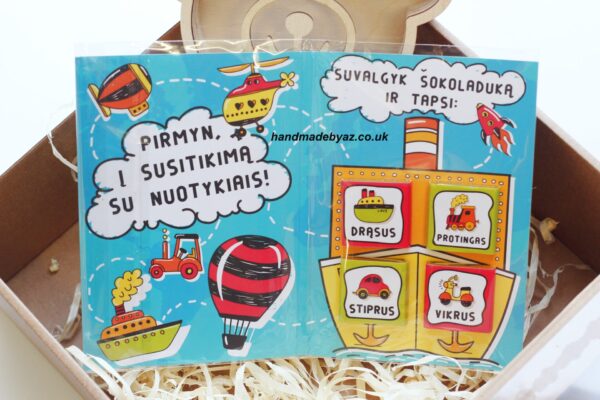 Gift set for kids ,,Mazajam tyrinetojui,, - Image 2