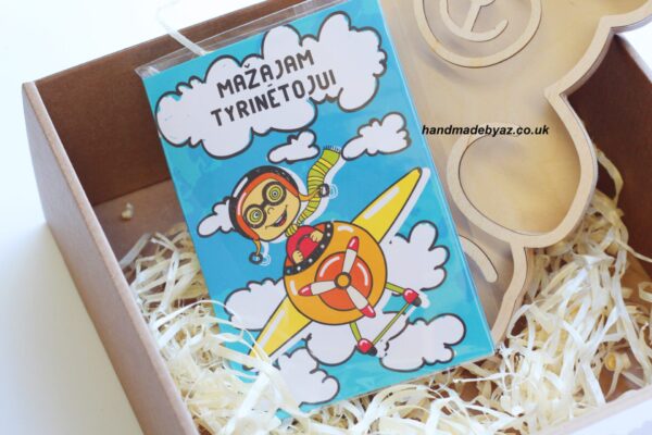 Gift set for kids ,,Mazajam tyrinetojui,, - Image 3