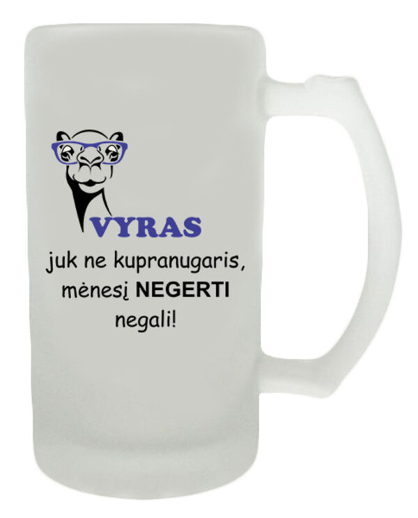 Beer mugs ,,Vyras juk ne kupranugaris...,,