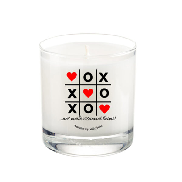 Soy Wax Candle ,,...Nes meile visuomet laimi,,