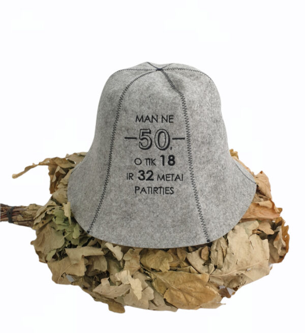 Sauna hat ,,Man ne 50..,,