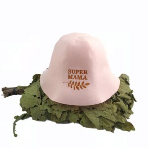 Sauna hat ,,Super mama,,