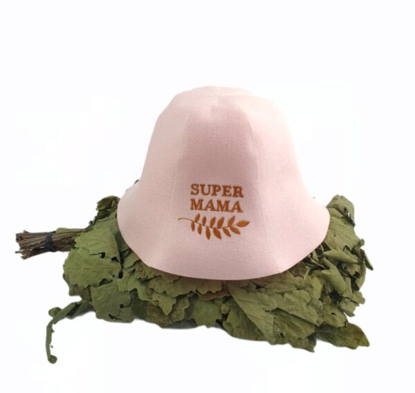 Sauna hat ,,Super mama,,