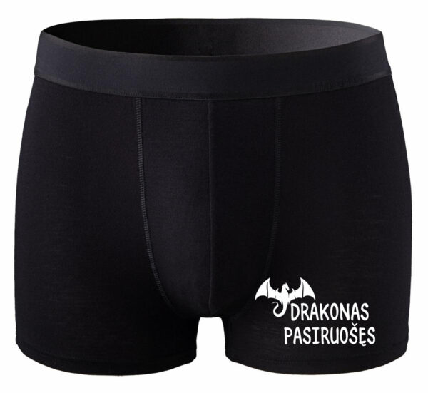 Men's Boxer Shorts ,,Drakonas pasiruoses,,