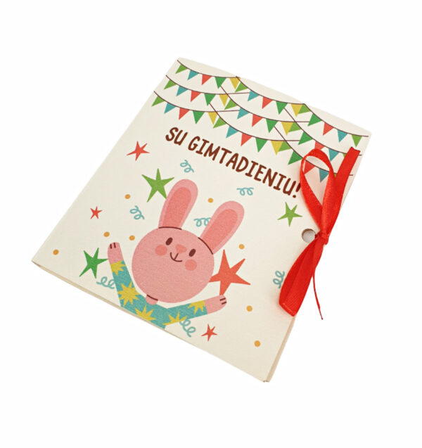 Greeting card with chocolate ,,Su gimtadieniu,, - Image 2