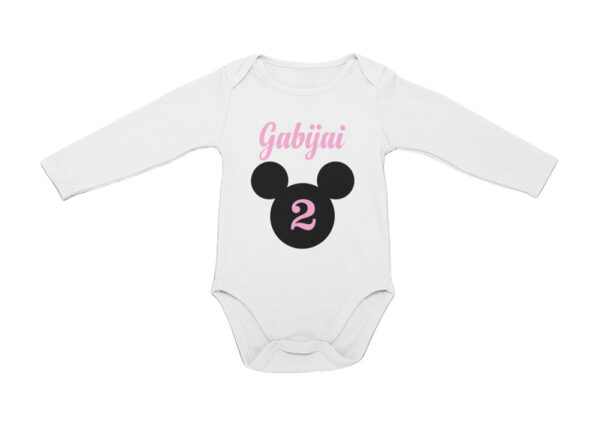 Personalised Baby vest Long sleeve ,,Gabijai 2,,