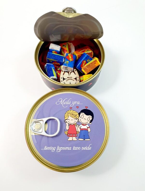 Gift canned ,,Meile yra..,,