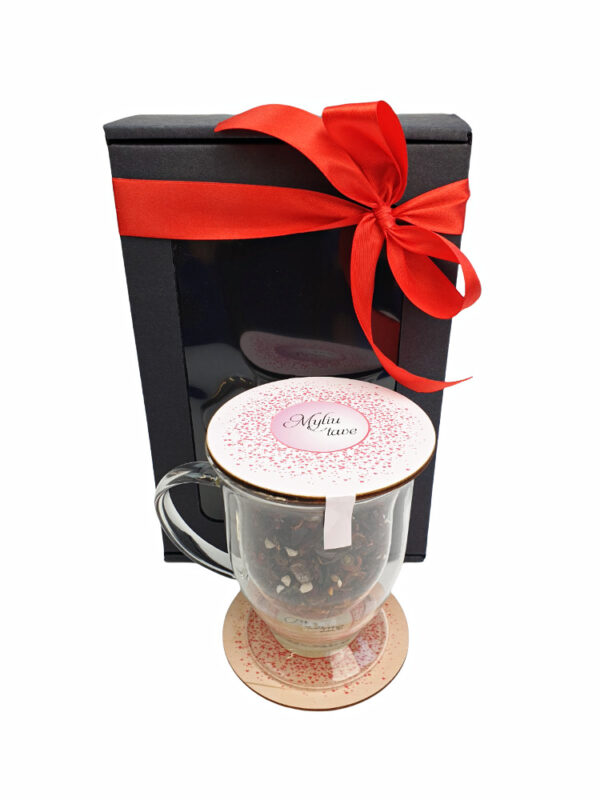 Double Walled Glass Mug  set ,,Myliu Tave,,