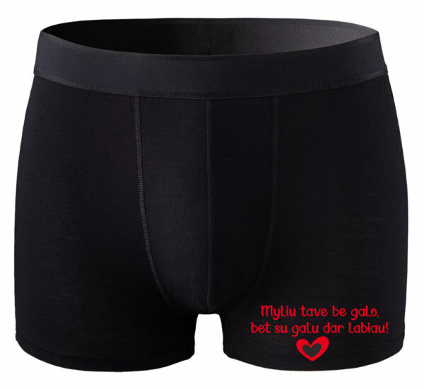 Men's Boxer Shorts ,,Myliu Tave be galo,,