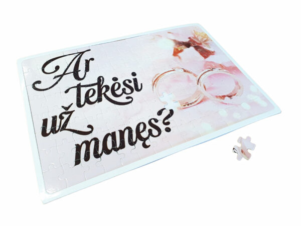 Invitation Puzzle ,,Ar tekesi uz manes?,,