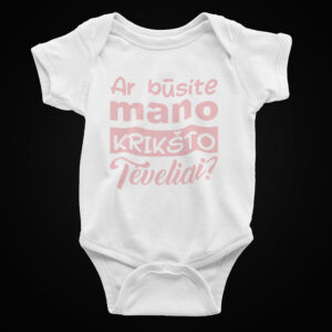 Baby vest ,,Ar busite mano Kriksto Teveliai?,,