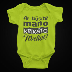 Baby vest ,,Ar busite mano Kriksto Teveliai?,,