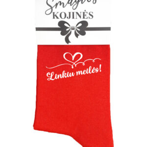 Printed Sock for Women ,,Linkiu meiles,,