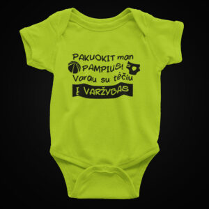 Baby vest ,,Pakuokit man pampius,,