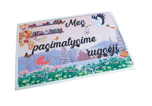 Personalised Puzzle ,,Mes pasimatysime rugseji,,