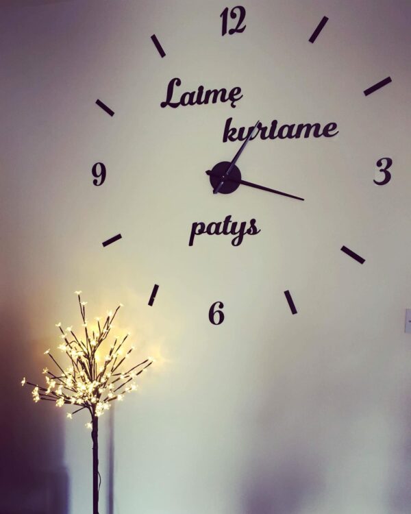 Wall clock ,,Laime kuriame patys,, - Image 2