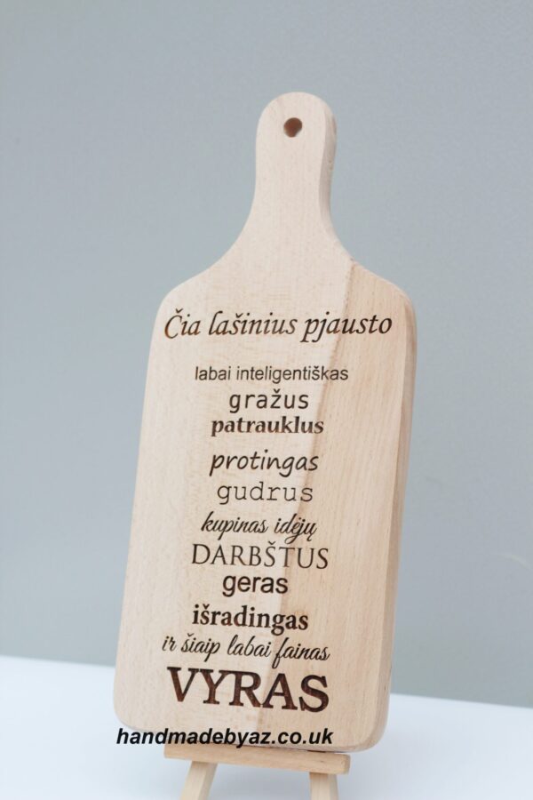 Cutting board ,,Cia lasinius pjausto,,