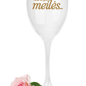 Wine Glass set  ,,Taure pilna meiles,,