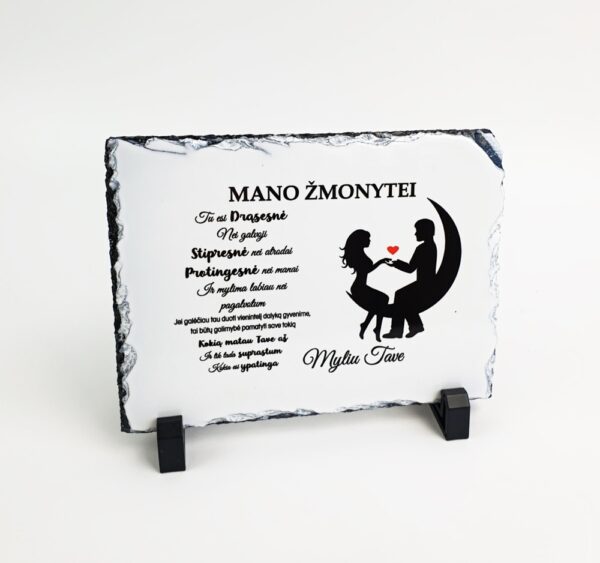 Photo stone ,,Mano zmonytei,,