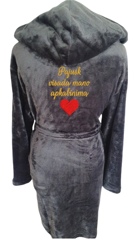 Unisex Bathrobes ,,Pajusk visada mano apkabinima,,