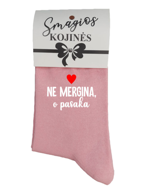 Printed Sock for Women ,,Ne mergina,o pasaka,,