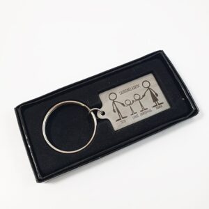 Personalised Metal keychain  ,,Laimingi kartu,,