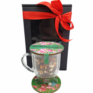 Double Walled Glass Mug  set ,,Mylimai draugei,,