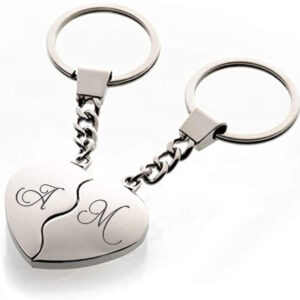 Personalised Hearth  Metal keychain
