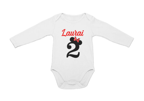 Personalised Baby vest Long sleeve ,,Laurai 2,,