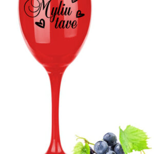 Wine Glass set  ,,Myliu Tave,,