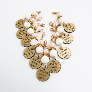 Key Chain ,,Aciu,kad buvote kartu,,