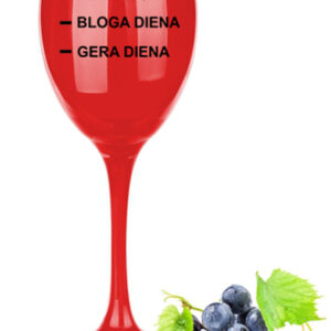 Wine Glass set  ,,Gera diena,,