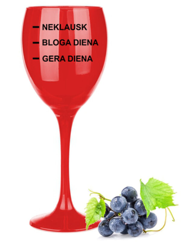 Wine Glass set  ,,Gera diena,,
