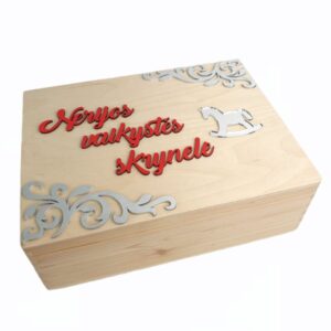 Personalised Memory box ,,Nerijos vaikystes skrynele,,