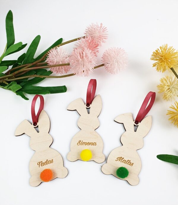 Personalised Hanging Easter Decorations