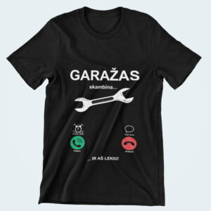 Printed T-shirt for Men ,,Garazas skambina,,