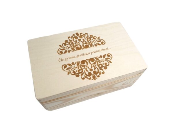 Memory box ,,Cia gyvena graziausi..,,