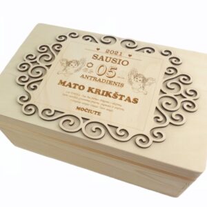 Personalised Memory box ,,Mato krikstas,,