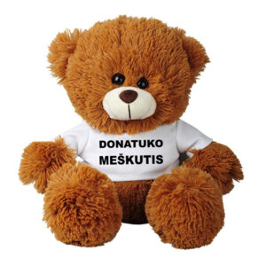 Personalised Soft Bear ,,Donatuko meskutis,,