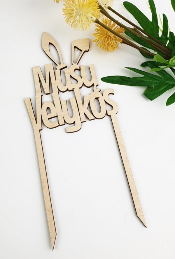 Cake toppers ,,Musu Velykos,,