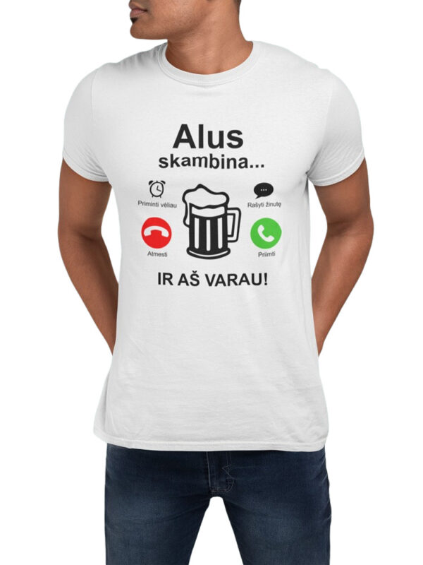 Printed T-shirt for Men ,,Alus skambina,,