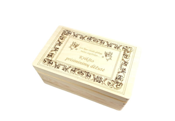 Memory box ,,Kriksto prisiminimu dezute,,